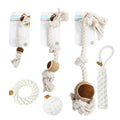 Natural Hemp Rope Dog Toy Set
